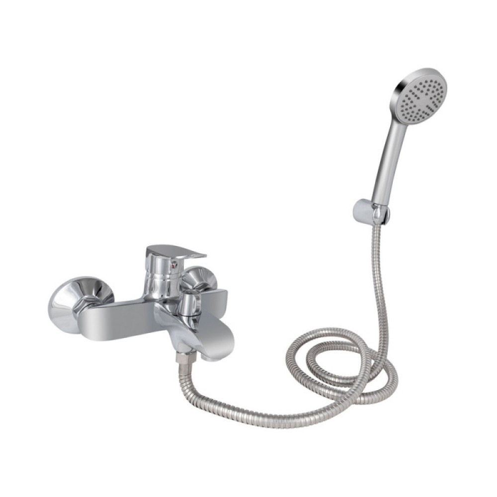 Змішувач для ванни Lidz Wieza 006 (з душовим гарнітуром) (k35) Chrome Lidz Змішувач для ванни Lidz Wieza 006 (з душовим гарнітуром) (k35) Chrome Lidz