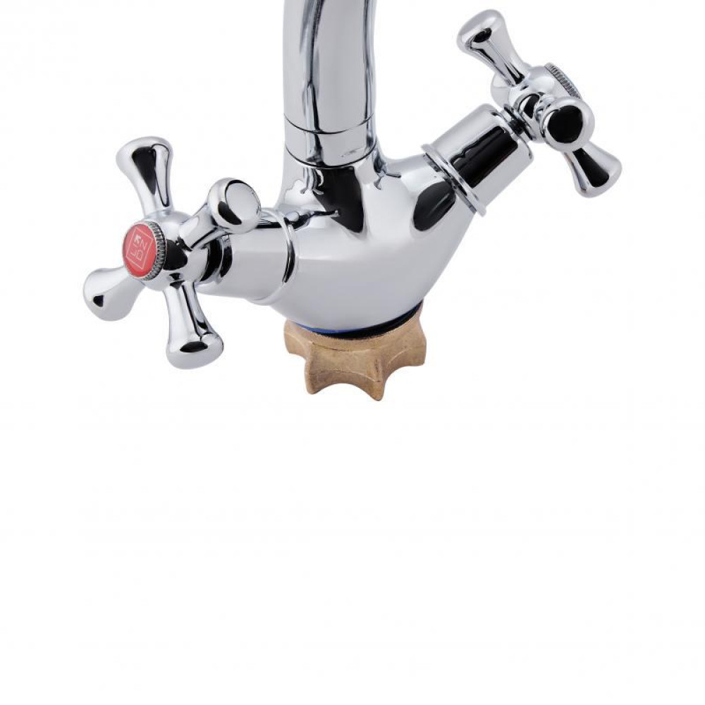 Змішувач для кухні Lamb 273F, Chrome двовентильний LDLAM273FCRM21890 Lidz Змішувач для кухні Lamb 273F, Chrome двовентильний LDLAM273FCRM21890 Lidz