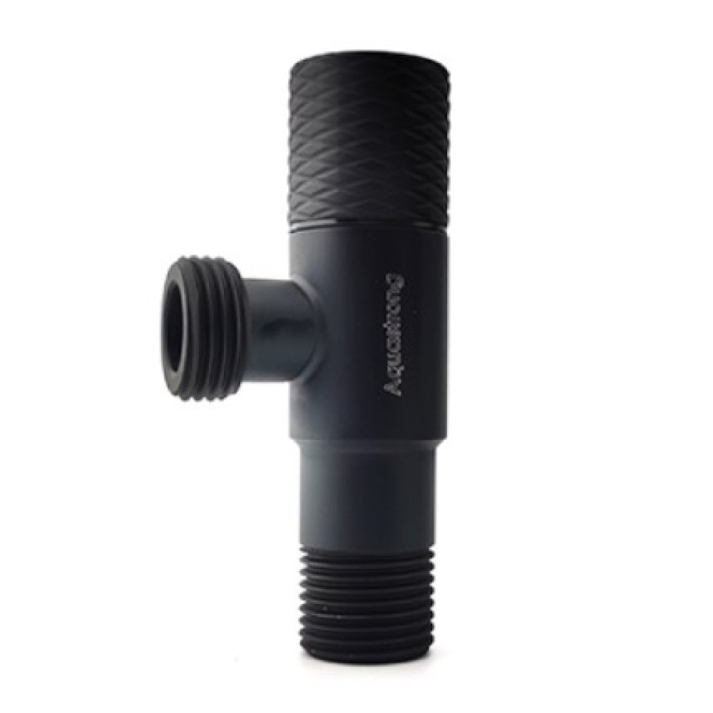 Кран кутовий нерж. AQUASTRONG D8 Black М1/2 х М1/2 (D814) Кран кутовий нерж. AQUASTRONG D8 Black М1/2 х М1/2 (D814)